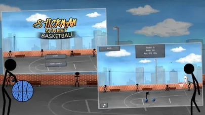 Capturas de tela do Stick Street Basketball - Stickman Basket Star Training Shooting Game