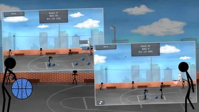Capturas de tela do Stick Street Basketball - Stickman Basket Star Training Shooting Game