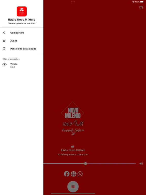 صور Rádio Novo Milênio 104,9 FM iPad 
