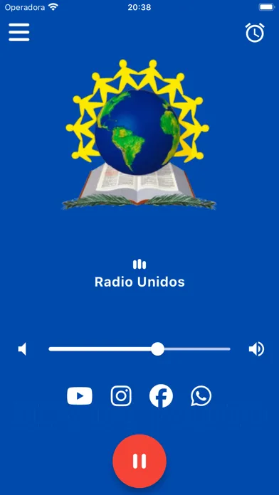 Capturas de tela do Radio Unidos IUSF