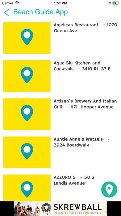 Jersey Shore Beach Guide Screenshots