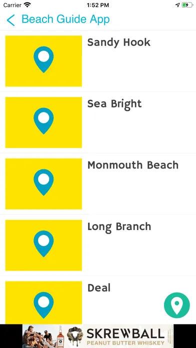 Jersey Shore Beach Guide Screenshots