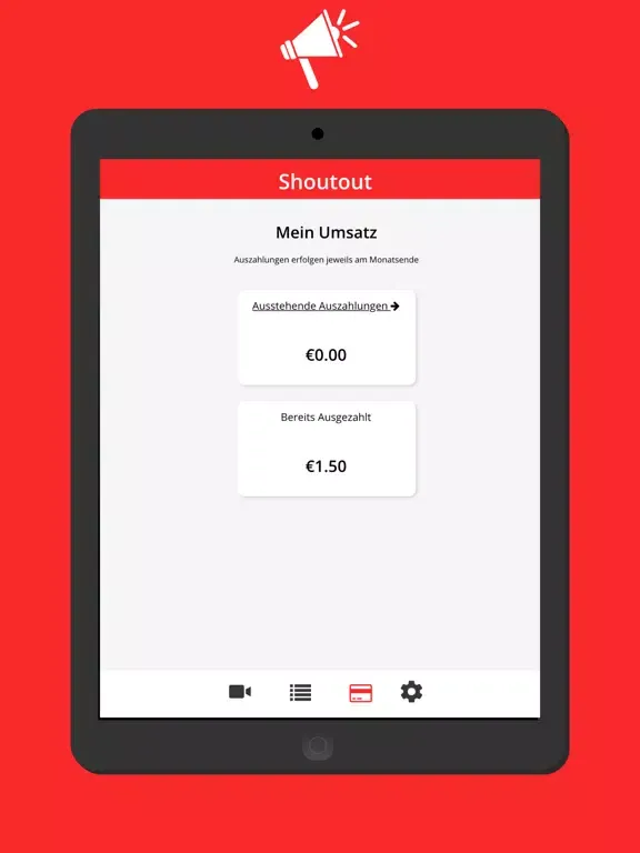 Shoutout - Für Idole iPad 应用截图