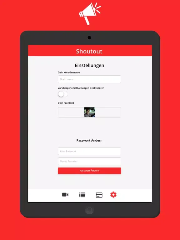 Shoutout - Für Idole iPad 应用截图