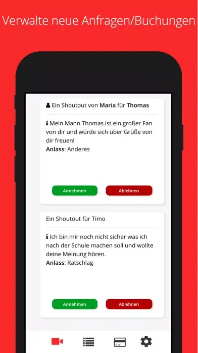 Shoutout - Für Idole应用截图