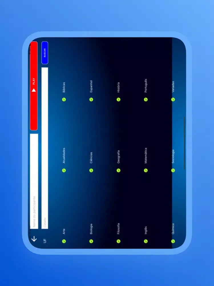 Show de Perguntas iPad  스크린샷
