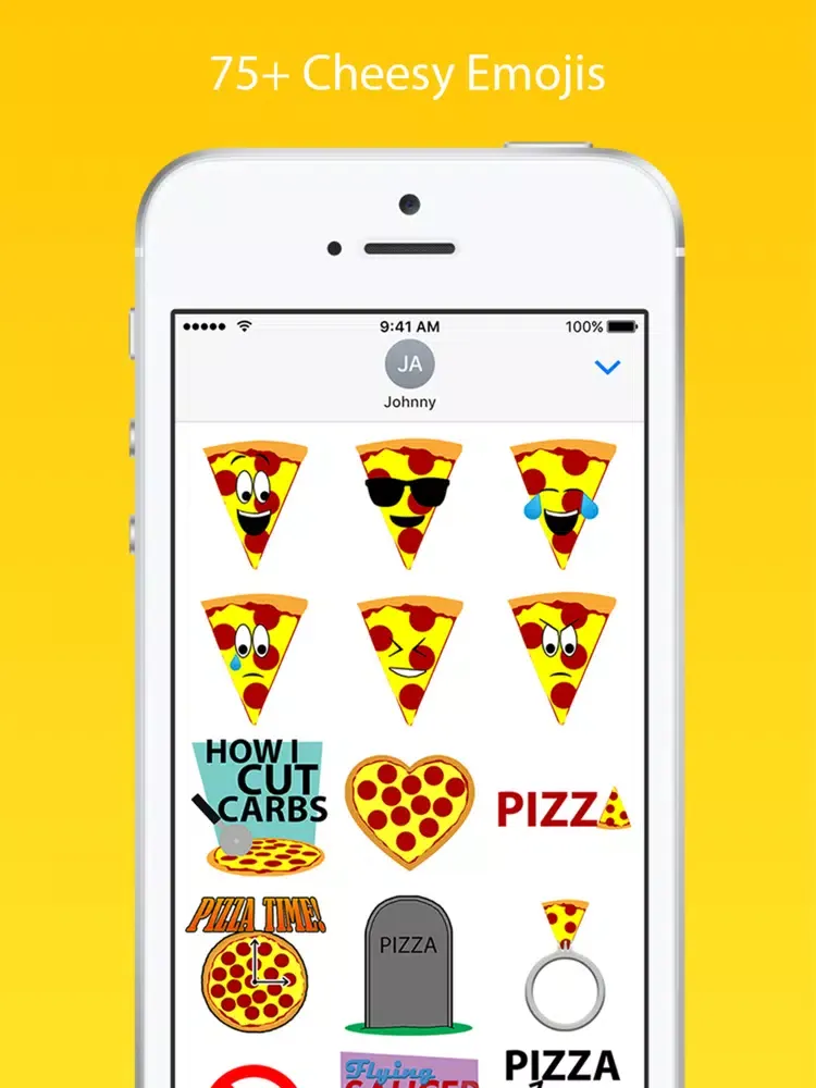 Captures d'écran de Pizzamoji: Pizza Emoji Stickers iPad 