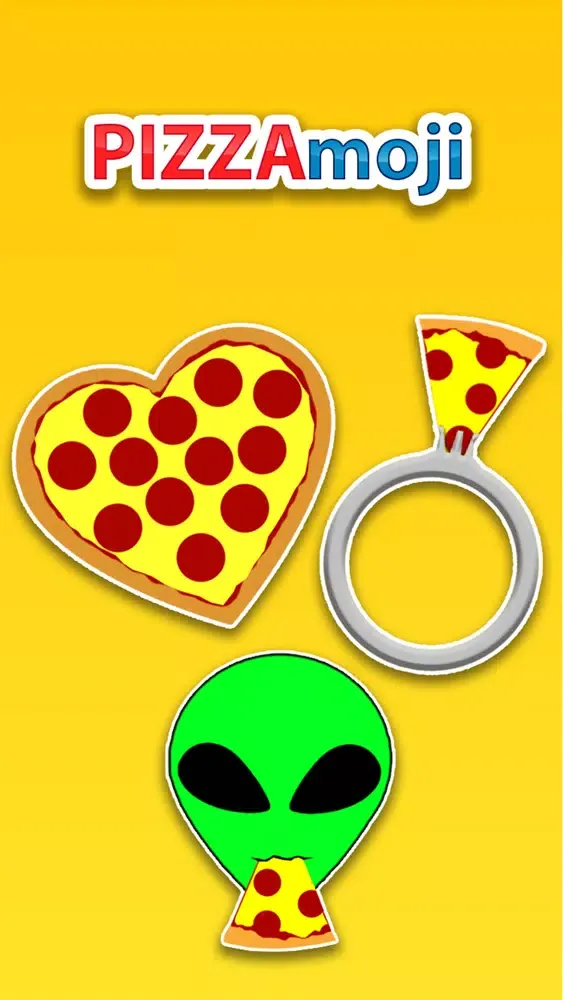Captures d'écran de Pizzamoji: Pizza Emoji Stickers