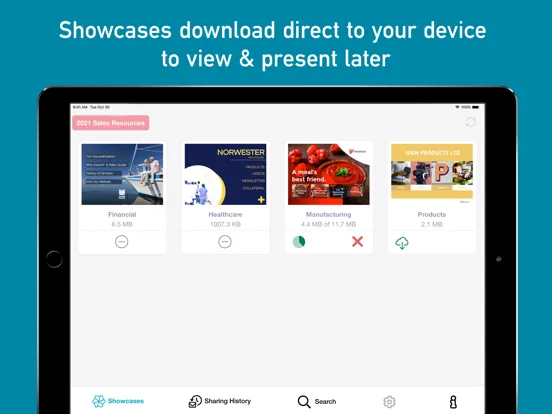 Showcase Workshop iPad  スクリーンショット