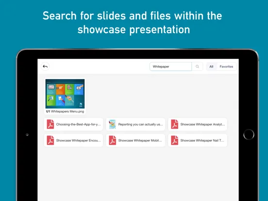 Showcase Workshop iPad  スクリーンショット