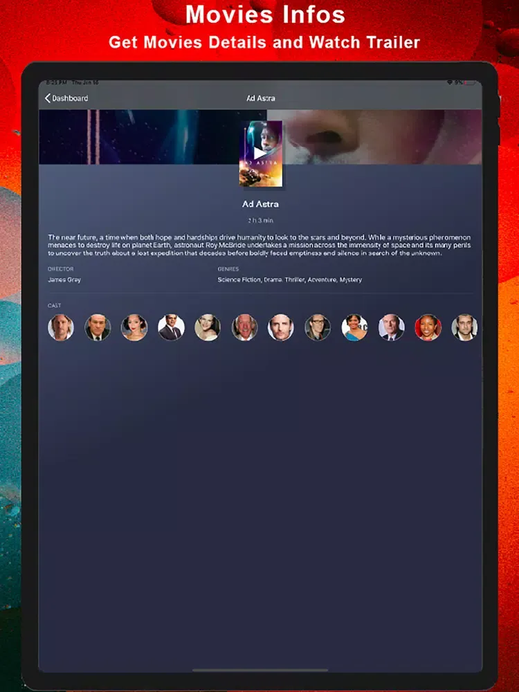 ภาพหน้าจอของ 123Movies Box Loca Finder iPad 