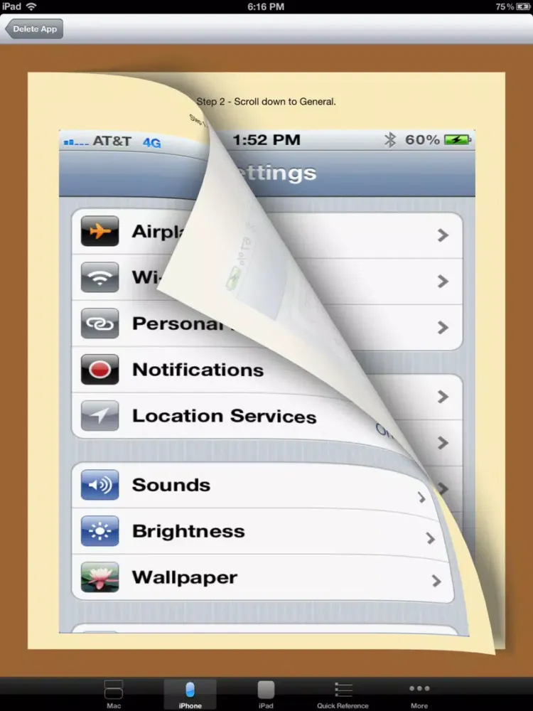 Show Me on an Apple Free iPad  Screenshots