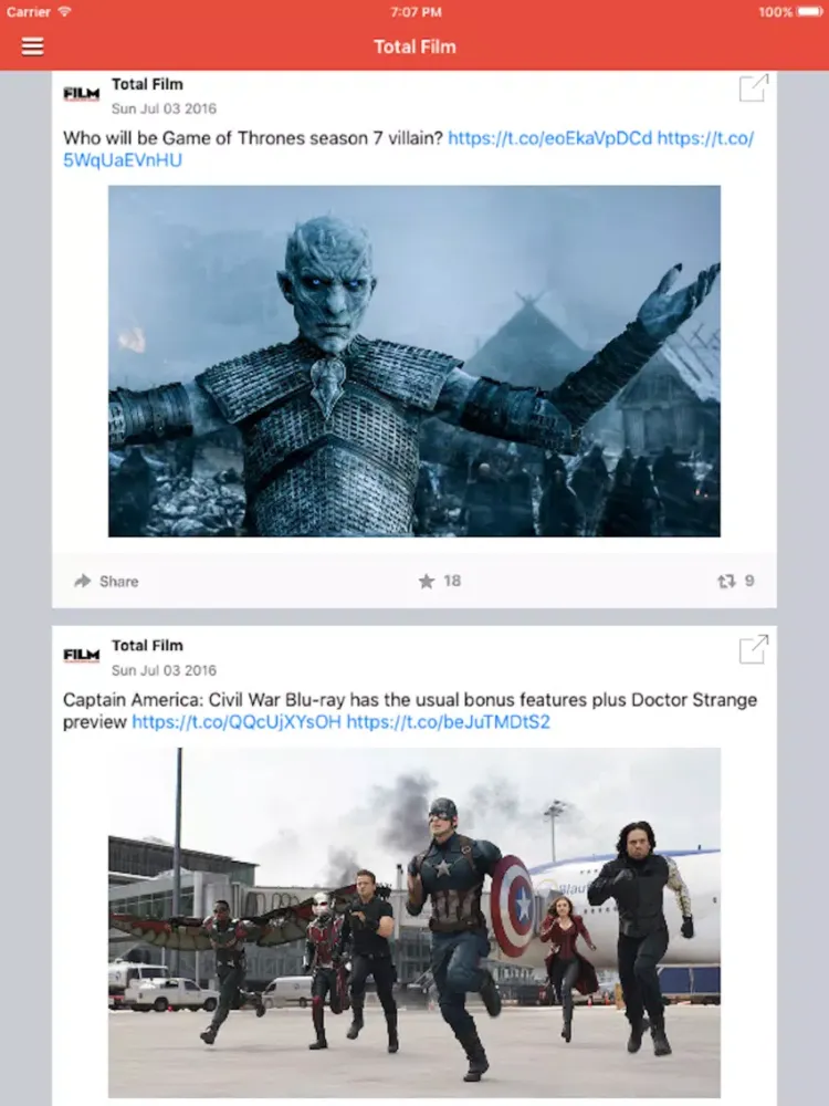 Popcorn Time - Movies Box iPad Screenshots