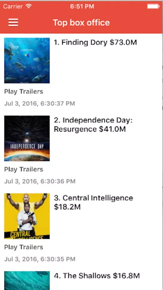 Popcorn Time - Movies Box Screenshots