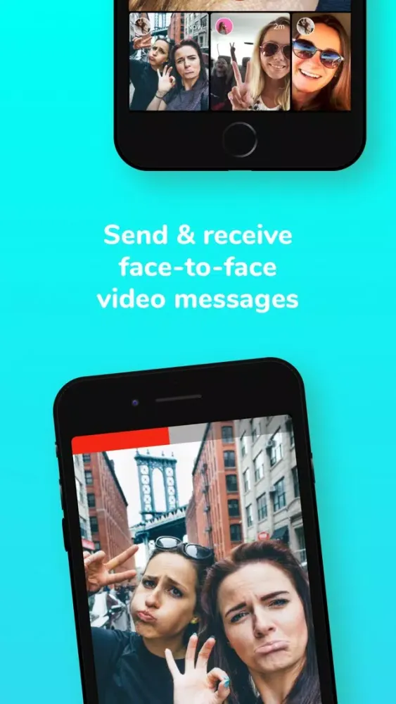 Captures d'écran de Glimpse - Video Walkie Talkie