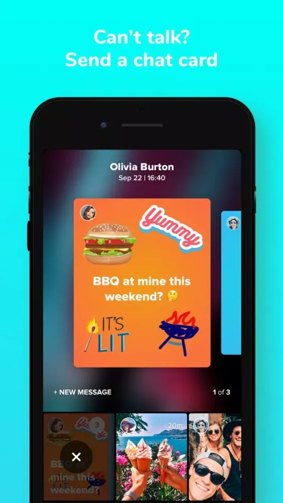 Captures d'écran de Glimpse - Video Walkie Talkie
