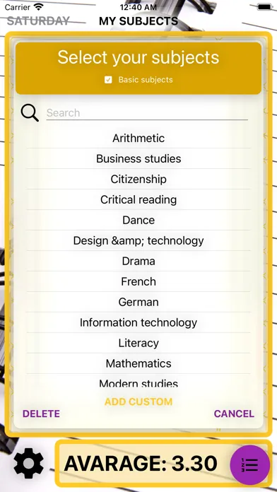 My School Grades 스크린샷