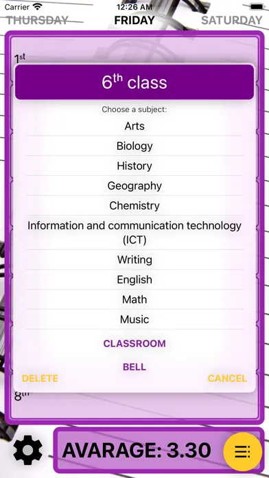My School Grades 스크린샷