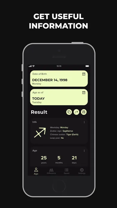 Age Calculator: Days Counter Screenshots