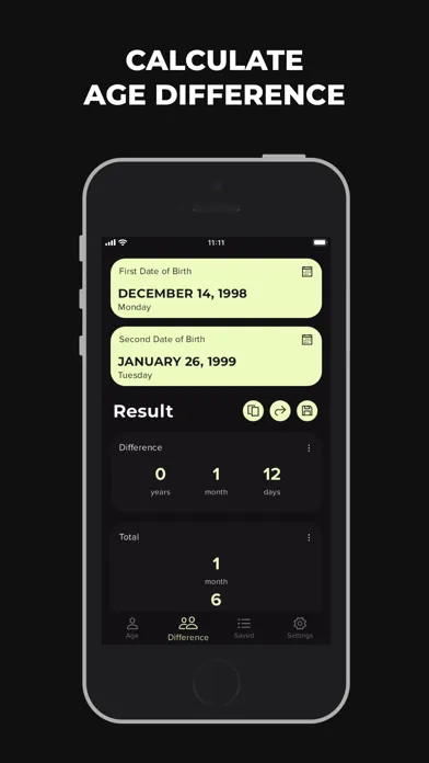 Age Calculator: Days Counter Screenshots