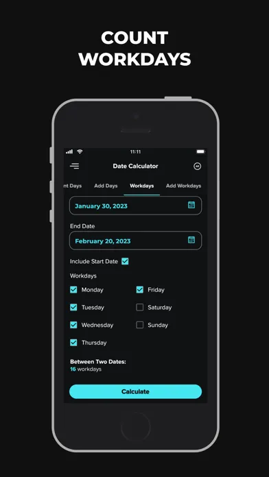 Date & Time Calculator App Screenshots