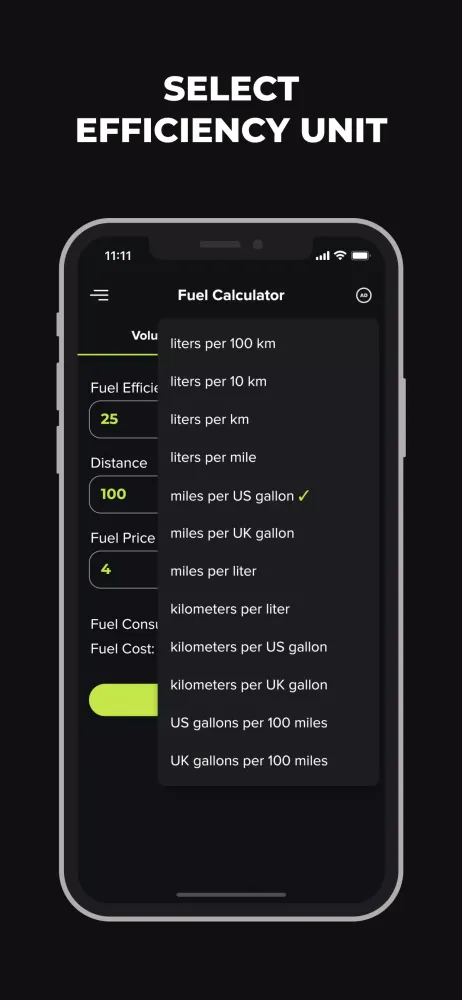 Fuel Calculator应用截图