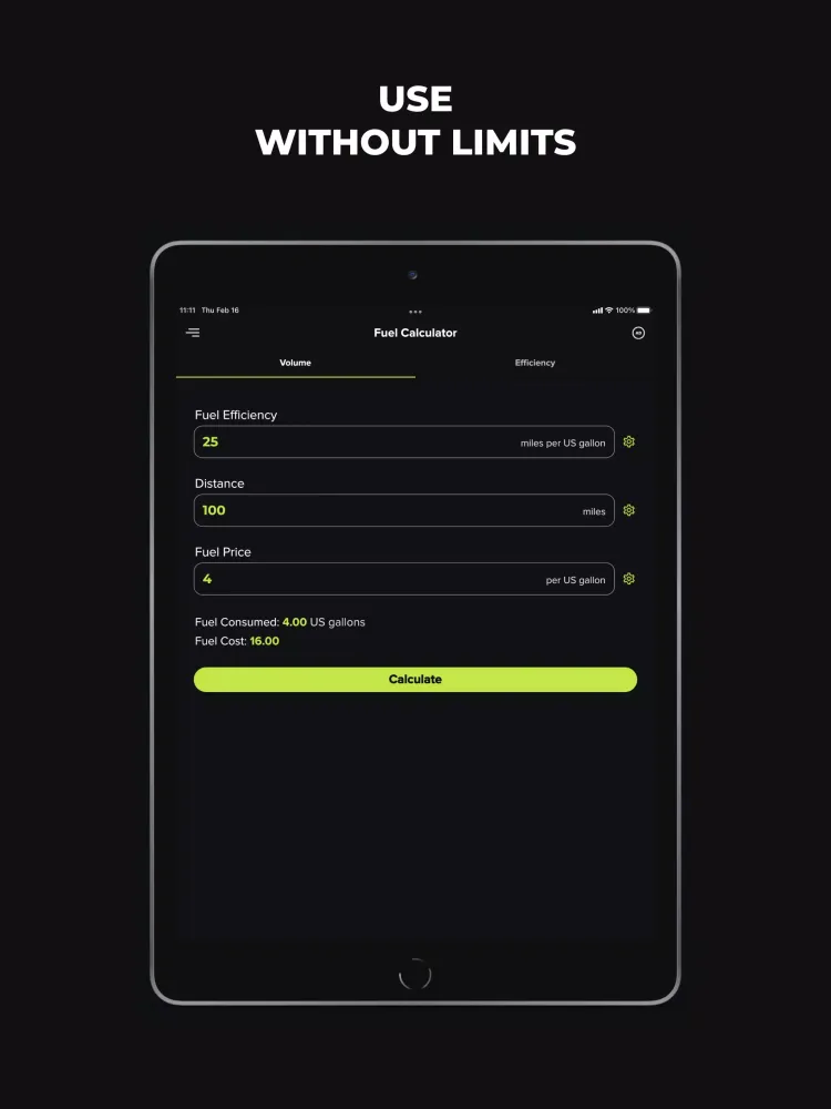 Fuel Calculator应用截图