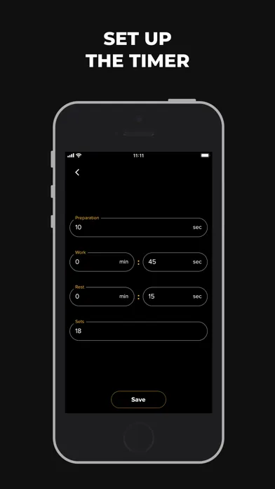 تصاویر Minimalist Interval Timer