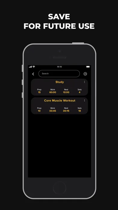 تصاویر Minimalist Interval Timer