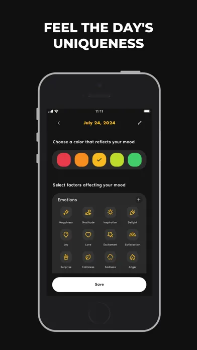 Capturas de tela do MoodJourney: Emotions Tracker