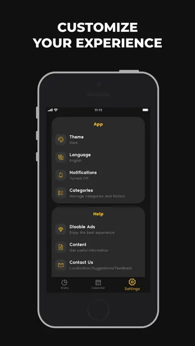 Capturas de tela do MoodJourney: Emotions Tracker