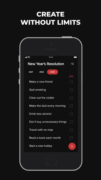 New Year's Resolution سکرین شاٹس