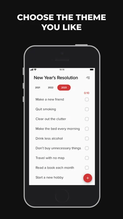 New Year's Resolution سکرین شاٹس