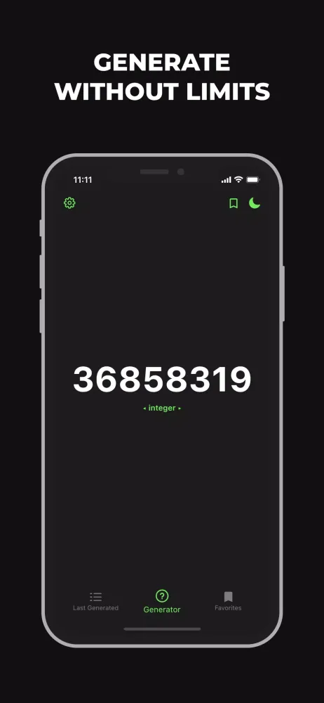 Zrzuty ekranu Random Number Generator