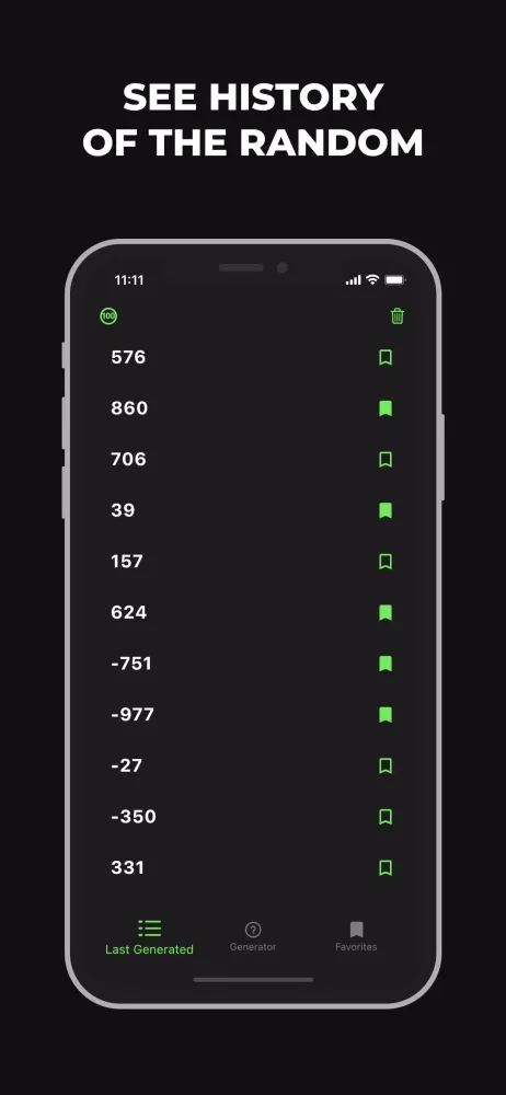 Zrzuty ekranu Random Number Generator