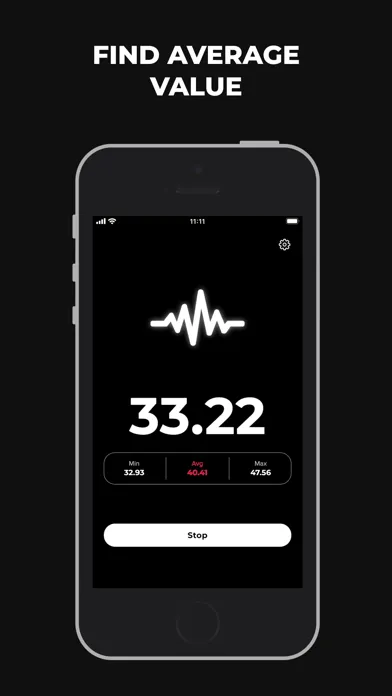 Minimalist Sound Meter Screenshots