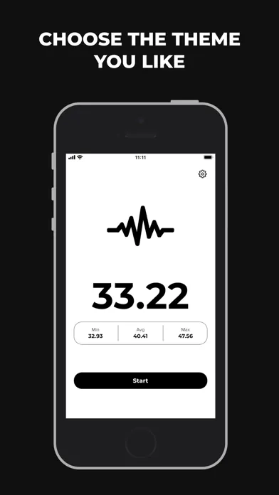 Minimalist Sound Meter Screenshots