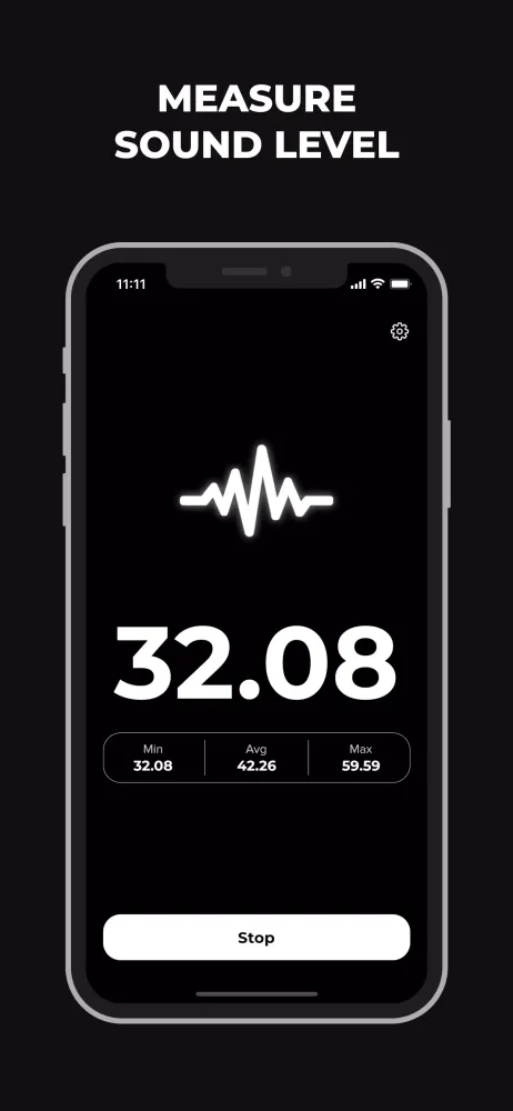 Minimalist Sound Meter Screenshots
