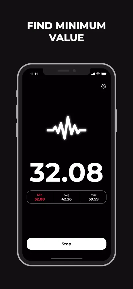 Minimalist Sound Meter Screenshots