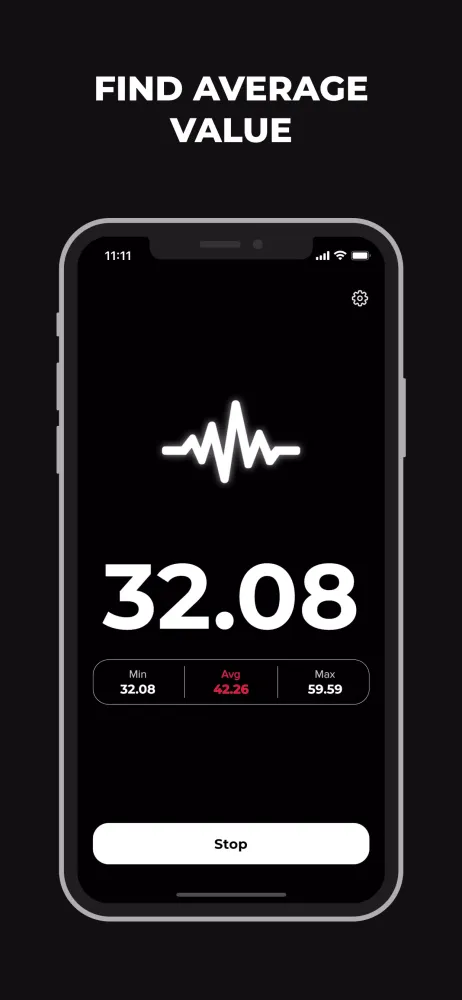 Minimalist Sound Meter Screenshots