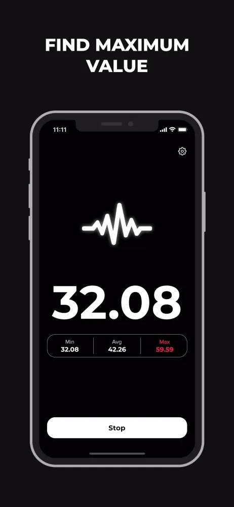 Minimalist Sound Meter Screenshots