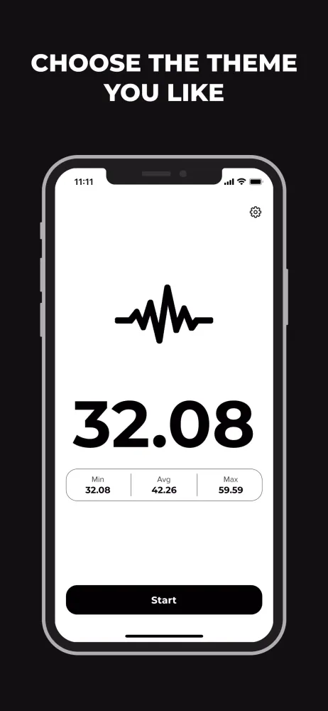 Minimalist Sound Meter Screenshots