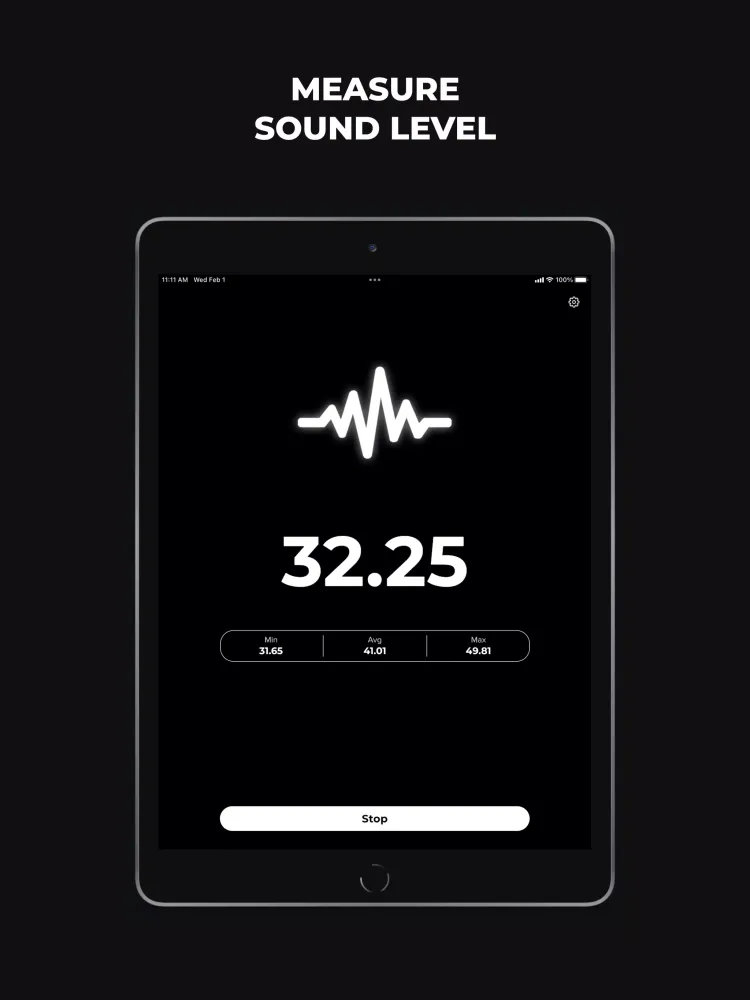 Minimalist Sound Meter Screenshots