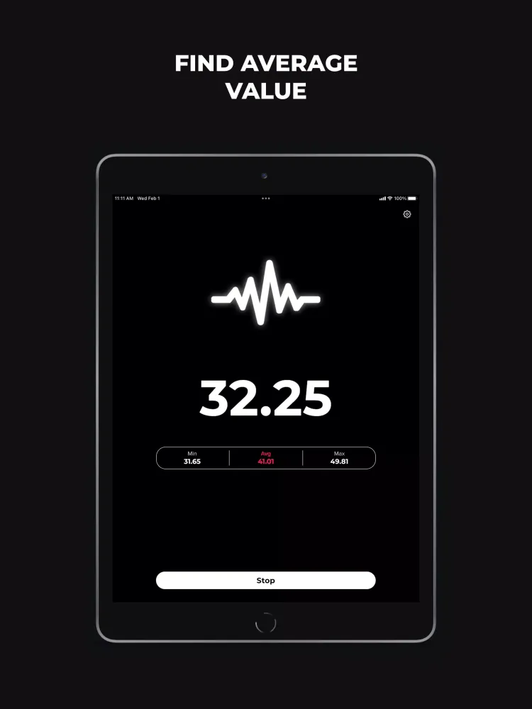 Minimalist Sound Meter Screenshots