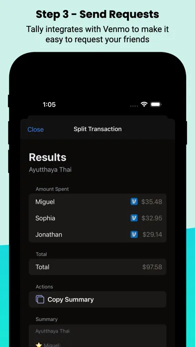 Tally - simple bill splitter应用截图