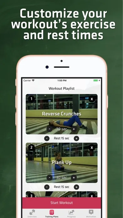 Ảnh chụp màn hình của Core & Abs Workout For Women