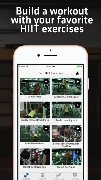 Screenshot di HIIT Workout Planner & Tracker