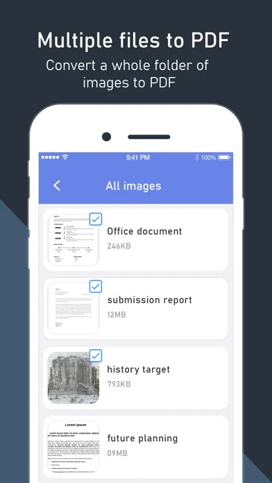 PDF Converter App. Screenshots