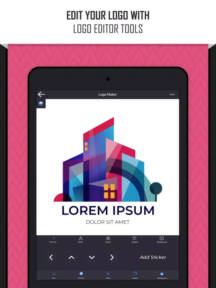 Captures d'écran de Logo Maker: Create a Design iPad 