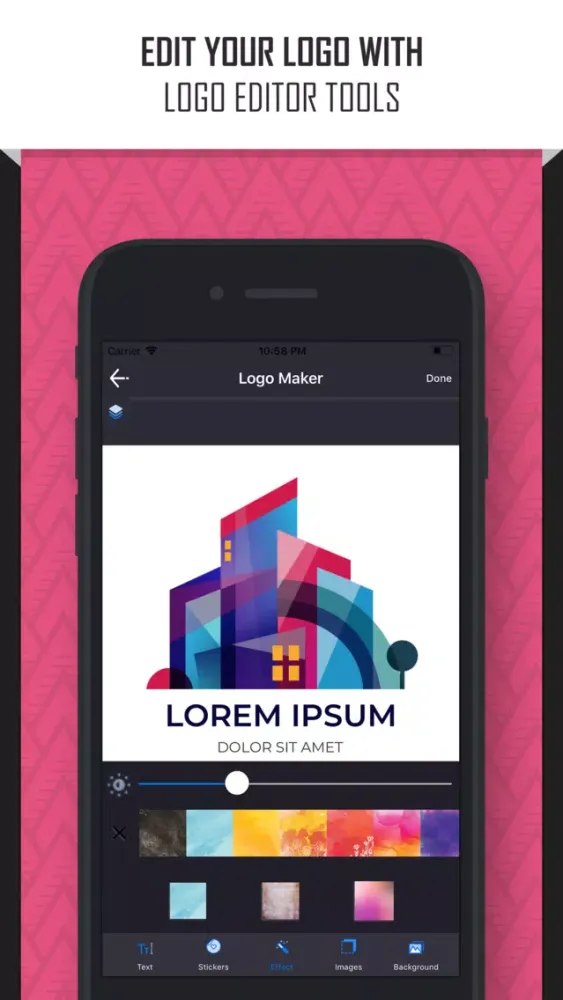 Captures d'écran de Logo Maker: Create a Design